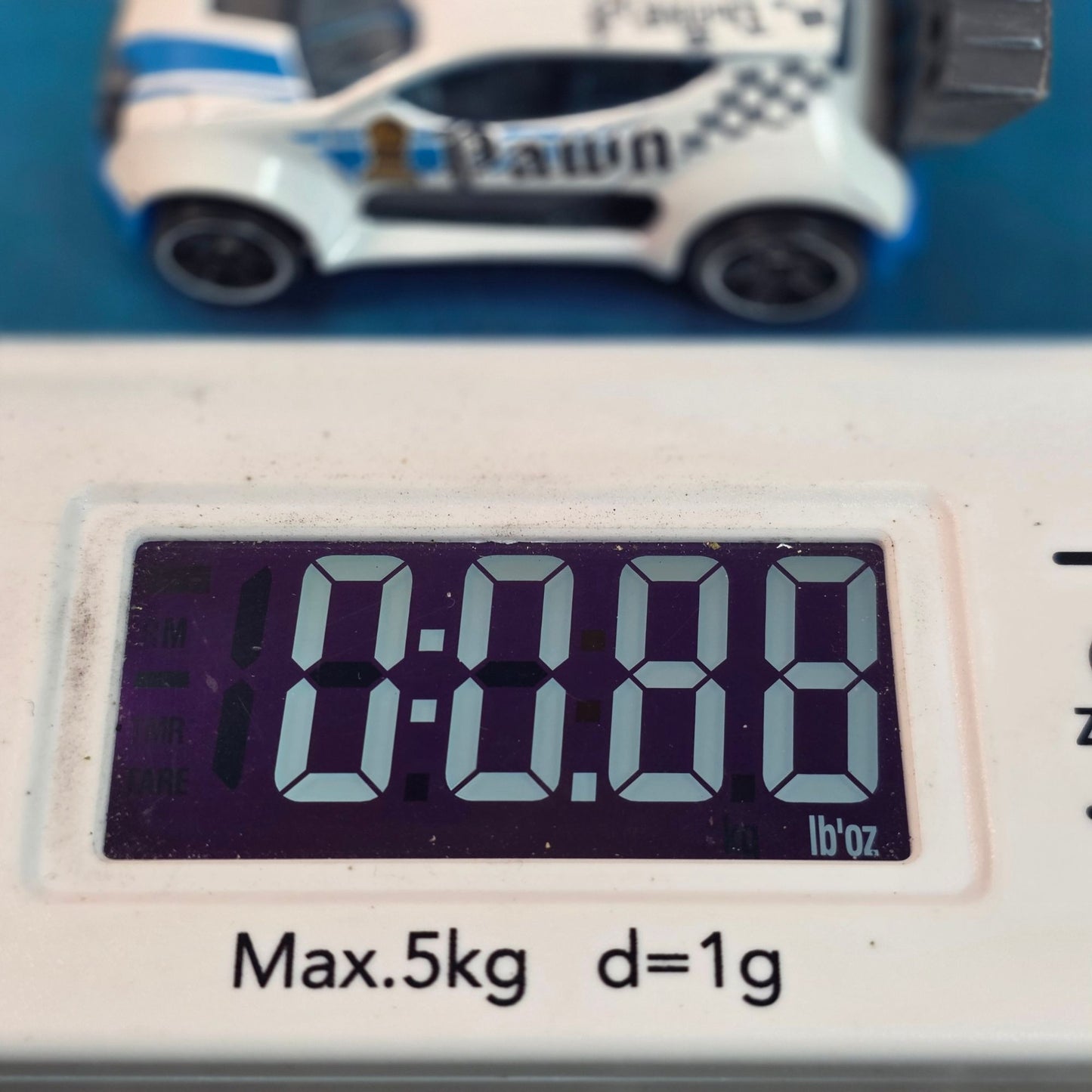 RARE HTF HOT WHEELS 2018 CHECKMATE "PAWN" FAST 4WD WHITE MOC #290