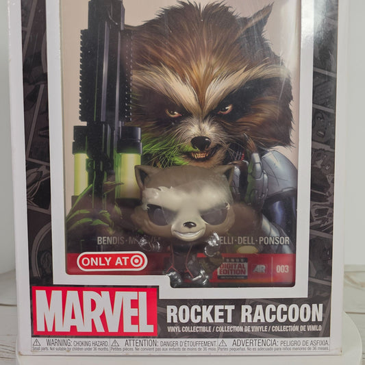 Funko Pop Comic Cover Guardians Of The Galaxy Rocket Raccoon Target Exclusive #59