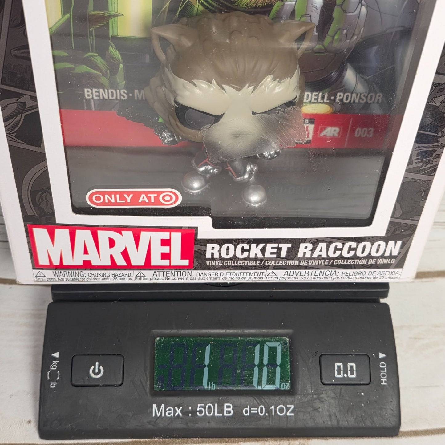 Funko Pop Comic Cover Guardians Of The Galaxy Rocket Raccoon Target Exclusive #59