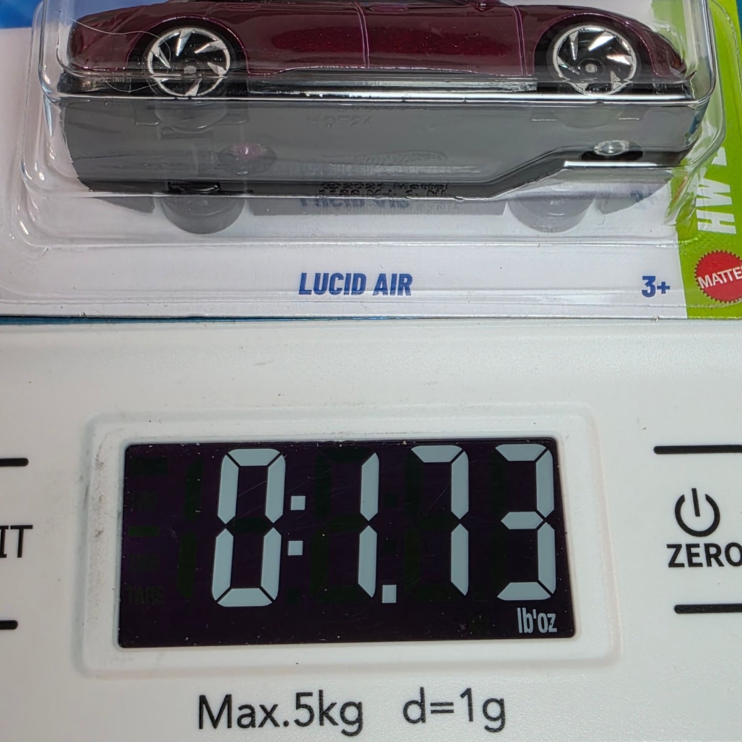 Hot Wheels 59/250 Lucid Air EV 6/10 Collector Model Car In Original Packaging