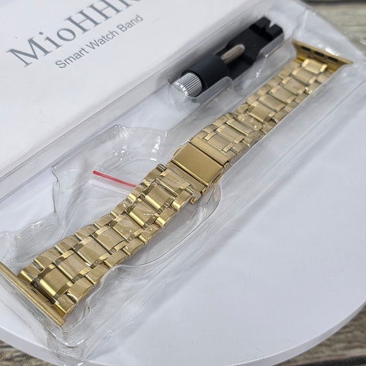 MioHHR Smart Watch Band Replacement Gold Tone
