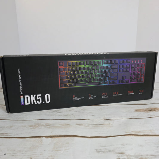 NIB New 1stPlayer Gaming Gear Mechanical Keyboard DK5.0