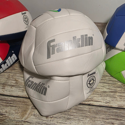 NIOB New Offical Franklin Soft Spike Volleyballs 6-Pack with 1 Hand Pump