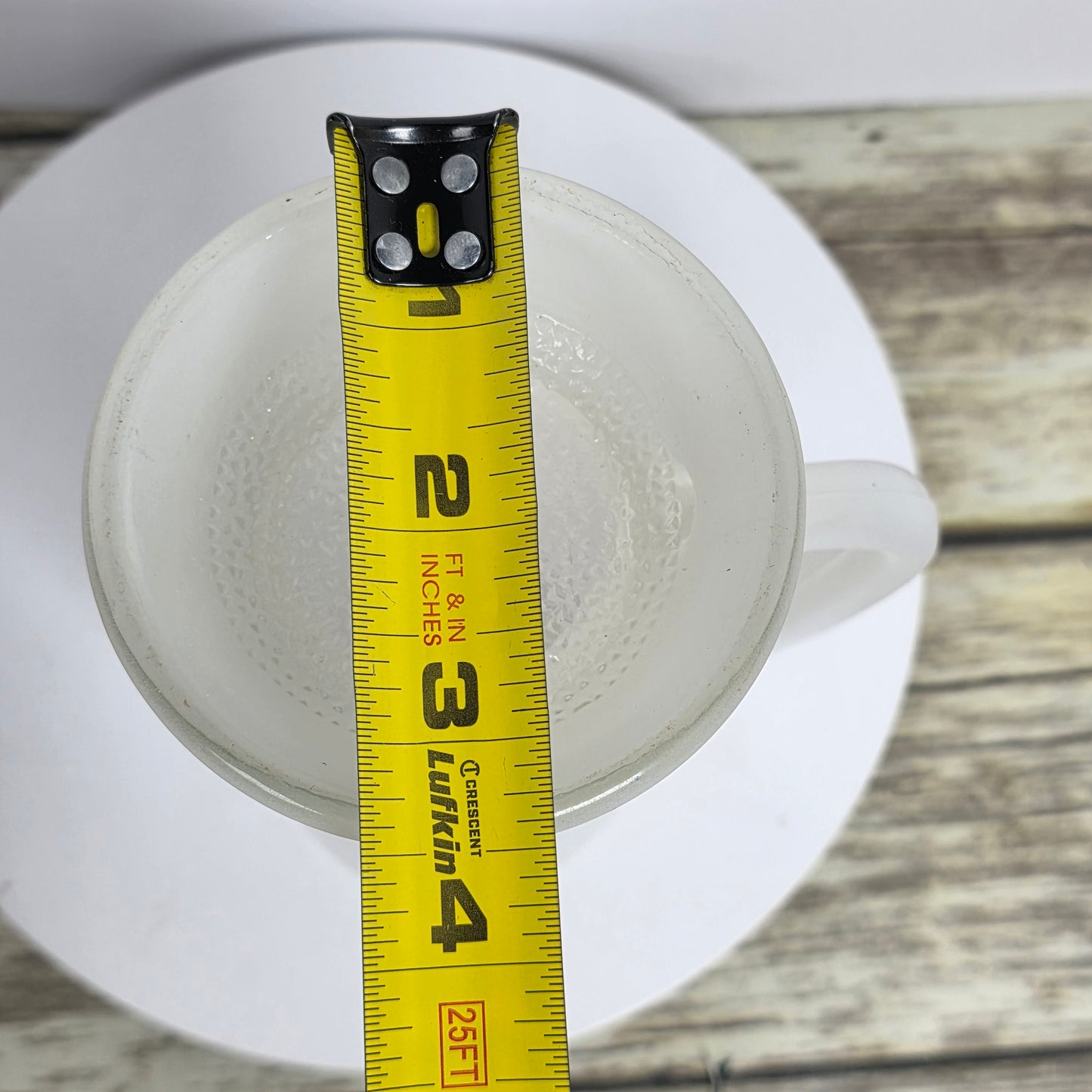 Vintage 6.5" Frosted Playboy Bunny Mug