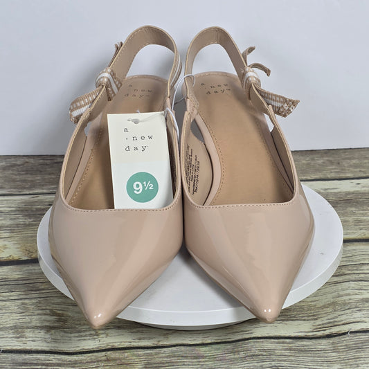 NWT New Women's A New Day Milan Slingback Heel Tan Size 9.5