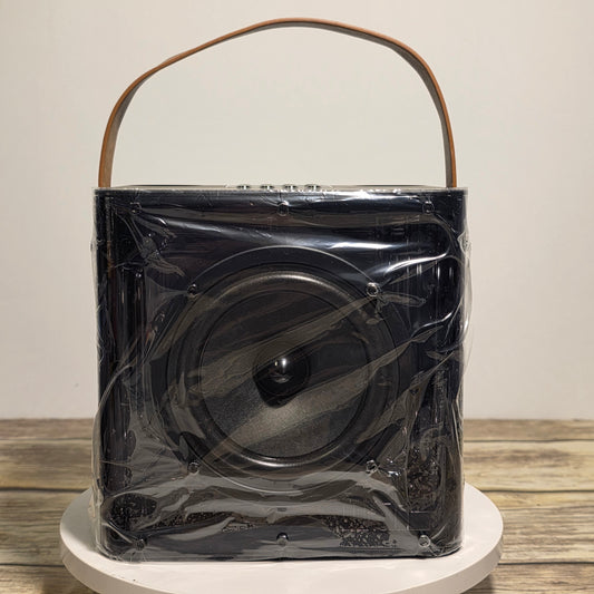 NIB New Courpal Karaoke Machine with 2 Microphones Bluetooth