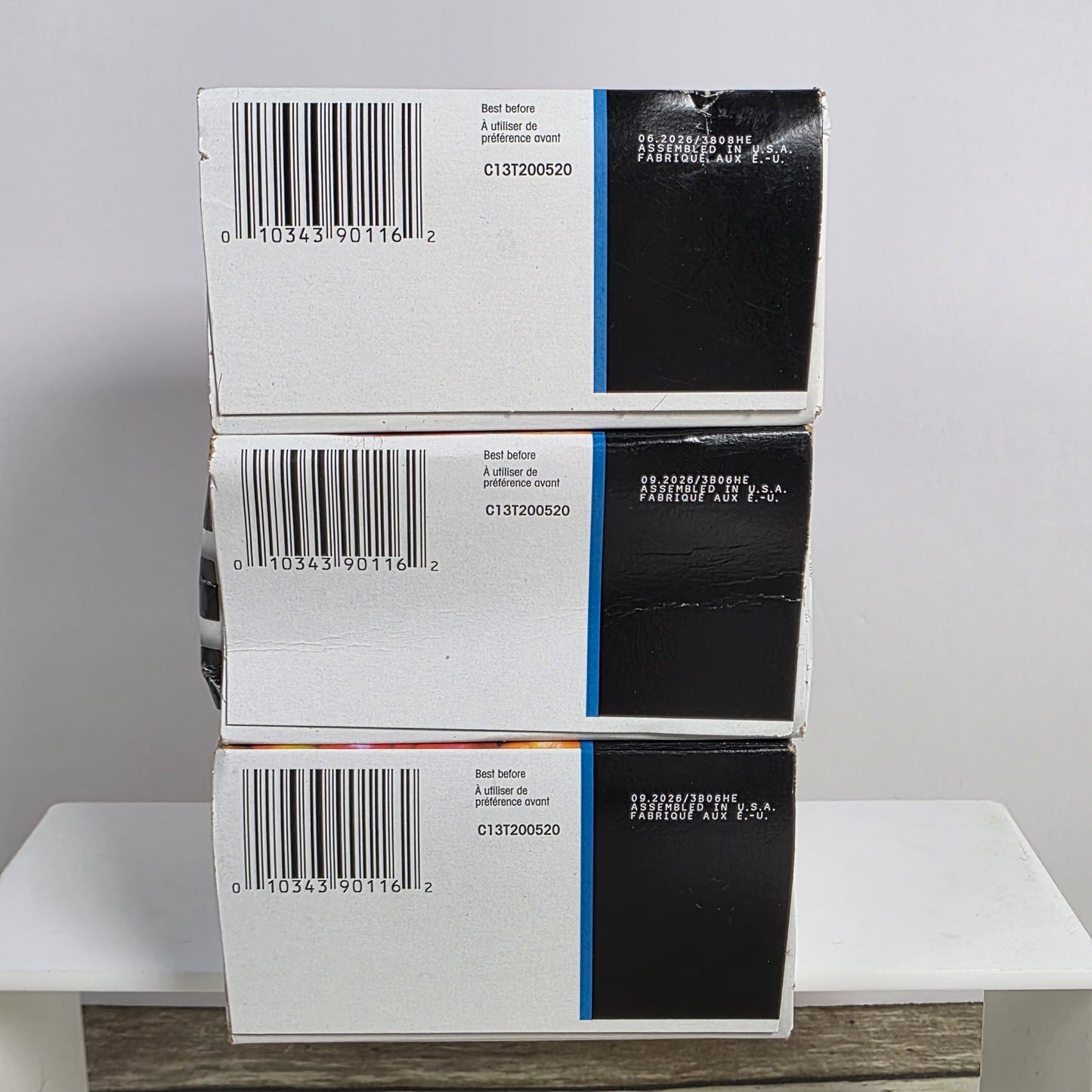 Set of 3 NIB New EPSON 200 Standard Capacity DuraBrite Ultra Ink Cartridge