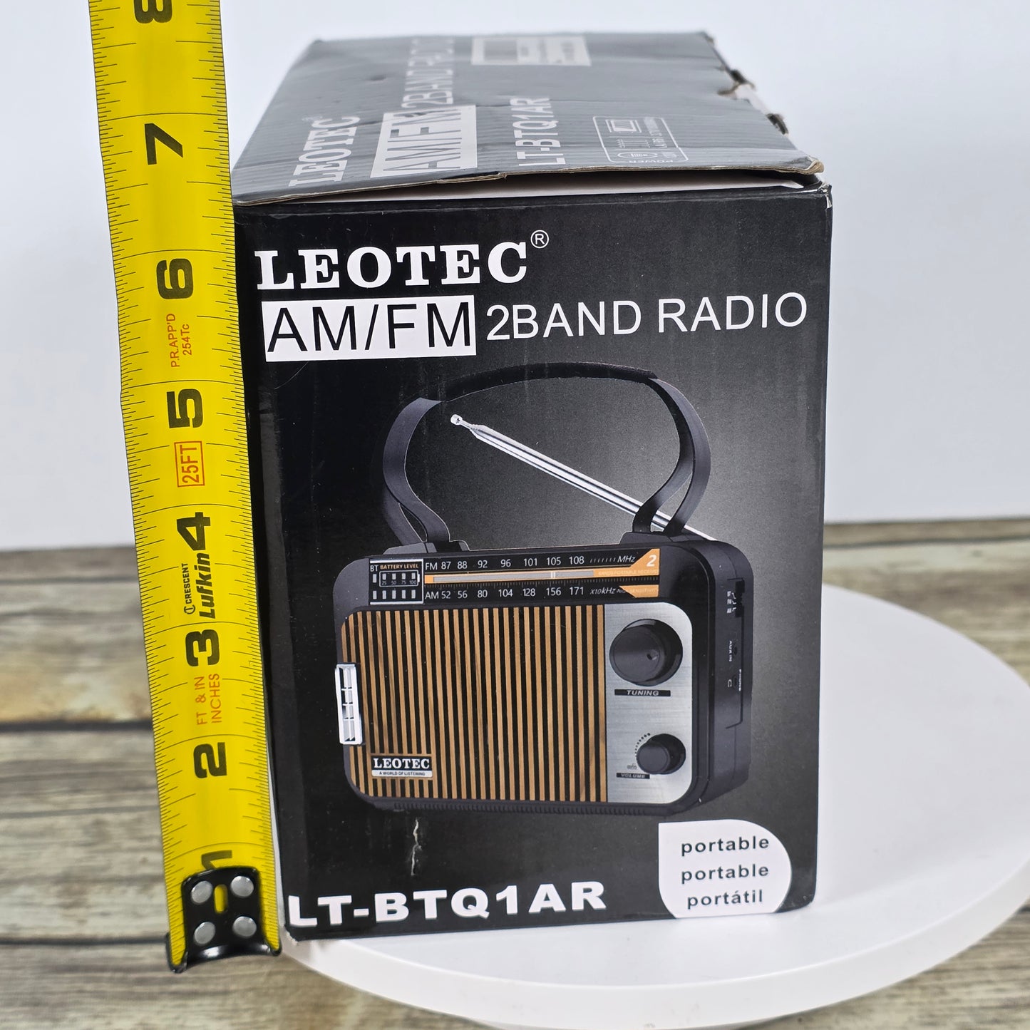 NIOB New LEOTEC AM/FM 2Band Radio LT-BTQ1AR