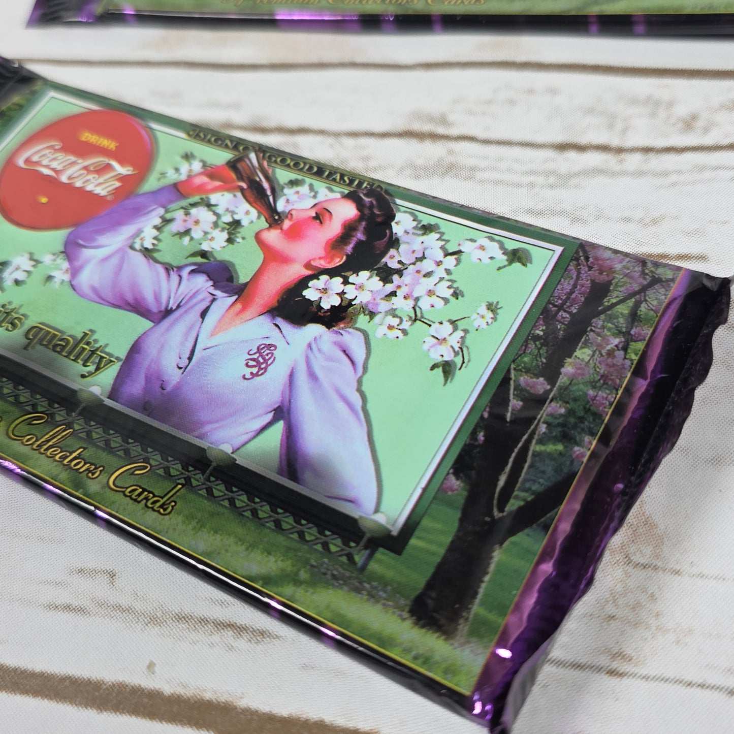 NIP New Set of 2 Coca-Cola Collectible Cards 8 Per Pack