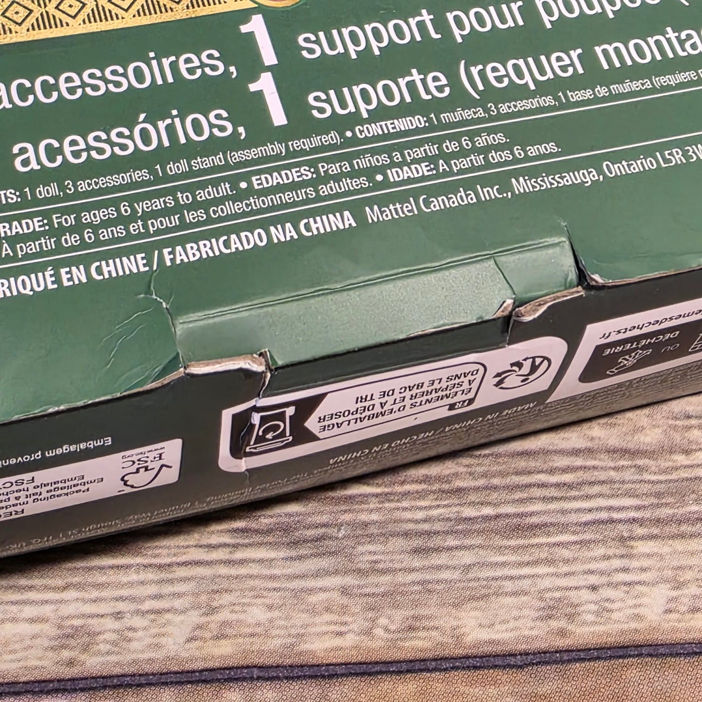 NIB New WICKED Deluxe Elphaba Doll 2024 w/ Box Error