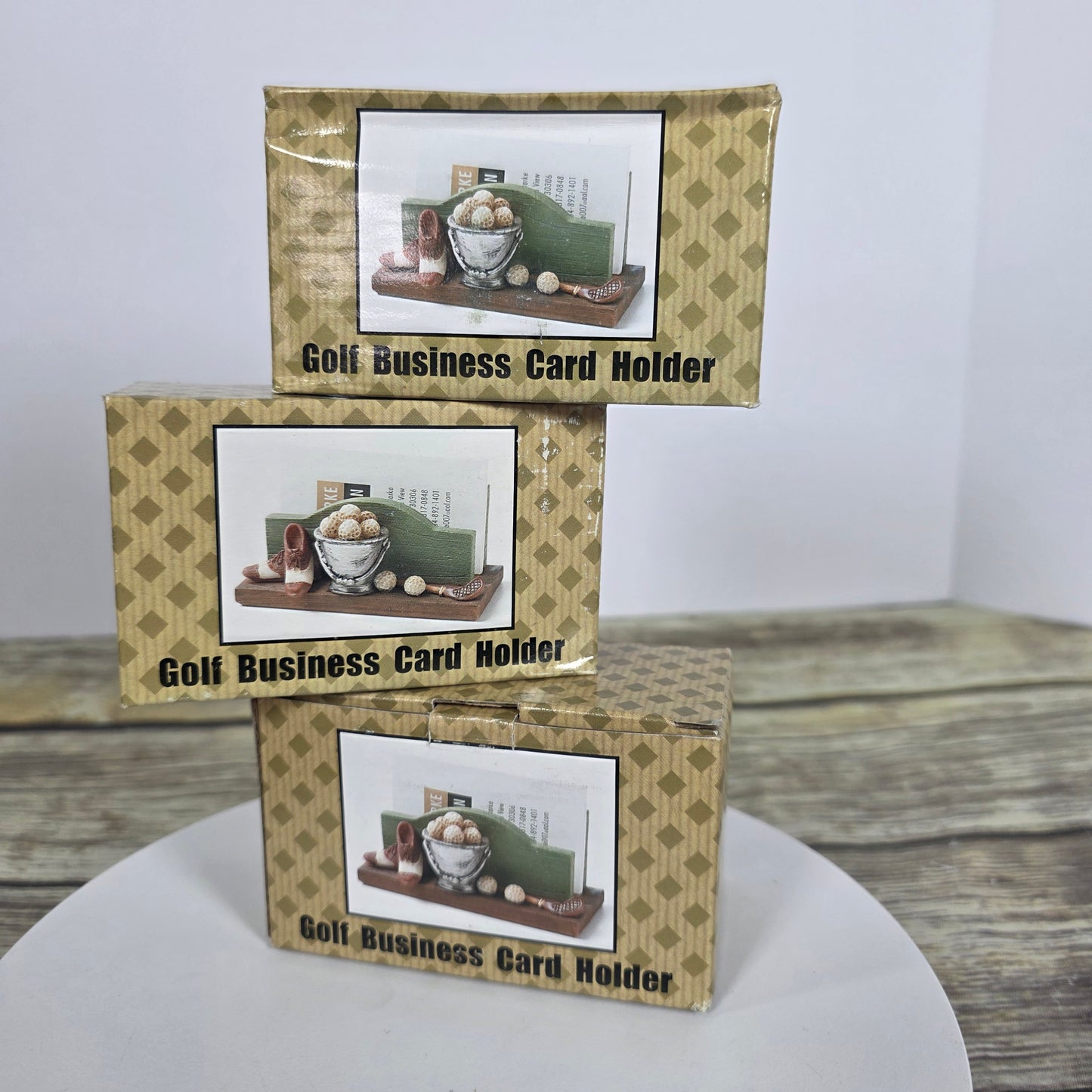 New Golf Business Card Holder