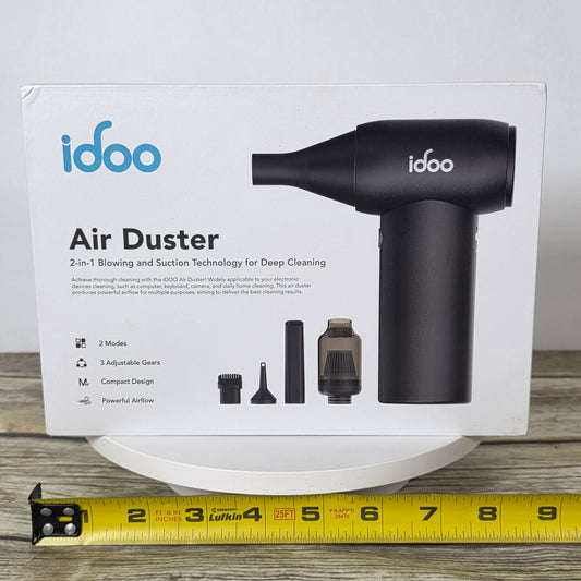 NIOP Idoo Air Duster with Attachments I-G-02 Black