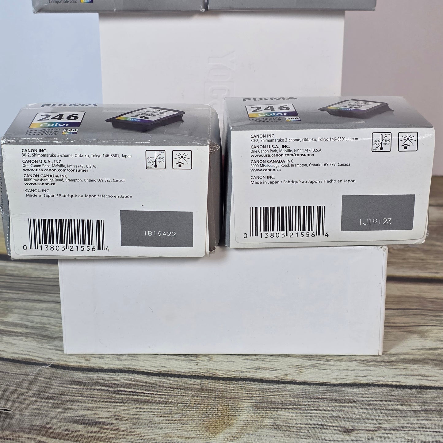 Lot of Canon PIXMA 6 246 Color + 1 245 - 7 total!