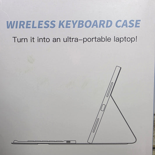 NIB New Funbiz Wireless Magnetic Keyboard Case Compatible with IPad 7,8,9 and iPad Air 3/pro 10.5in