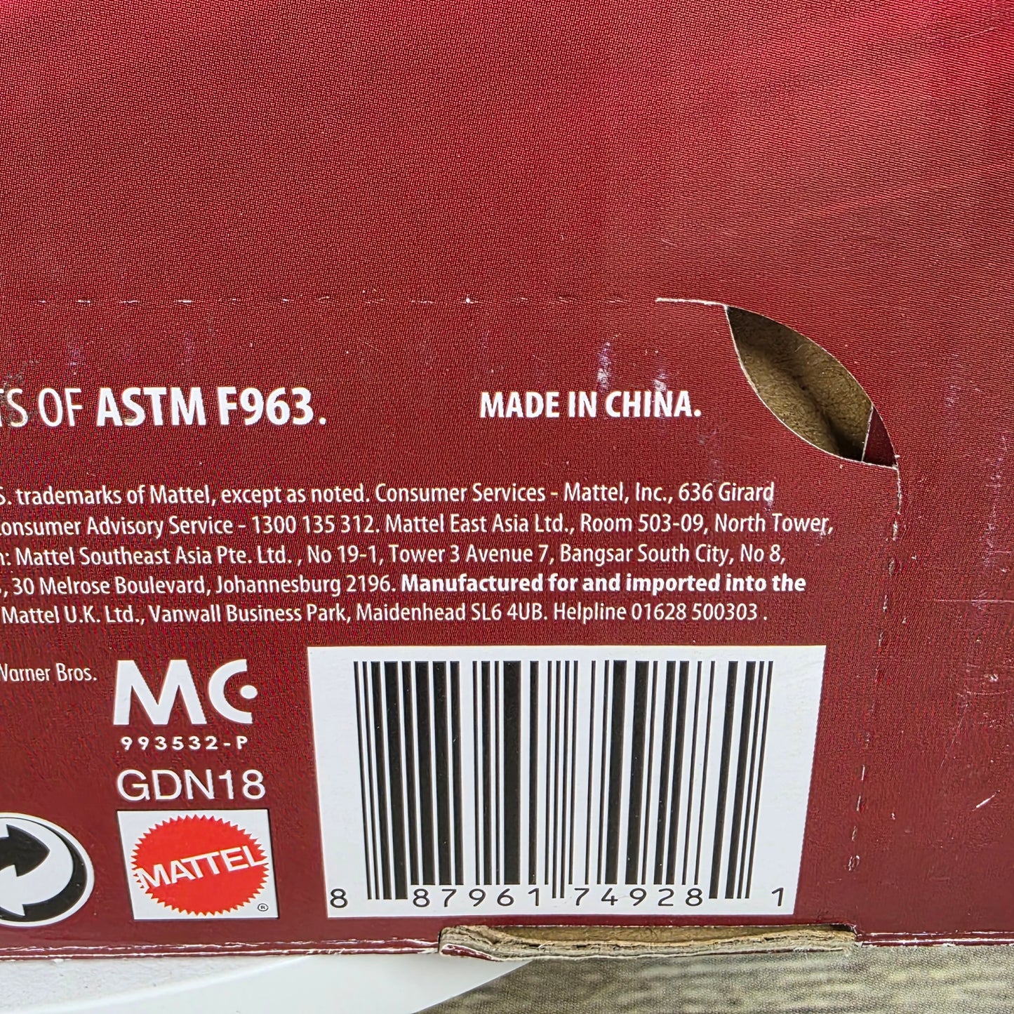 NIB Thunder Punch SHAZAM!