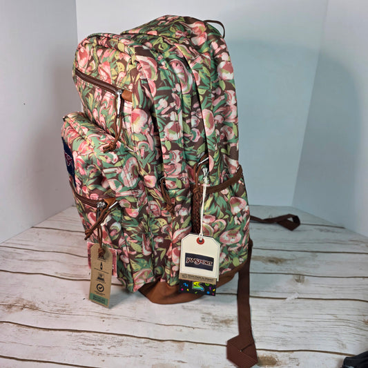 NWT New JANSPORT Painterly Mushrooma Cool Student JS0A2SDDGX1 Backpack