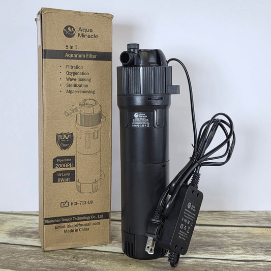 NIOB New Aqua Miracle 5-in-1 Aquarium Filter