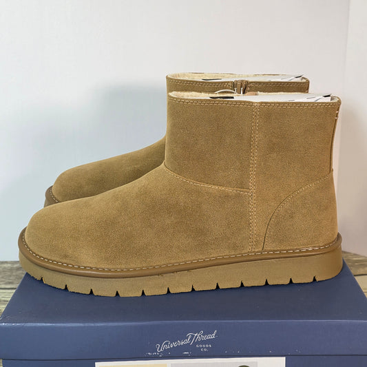 NIB New Womens May Boots Tan Ankle 11M Winter Universal Threads