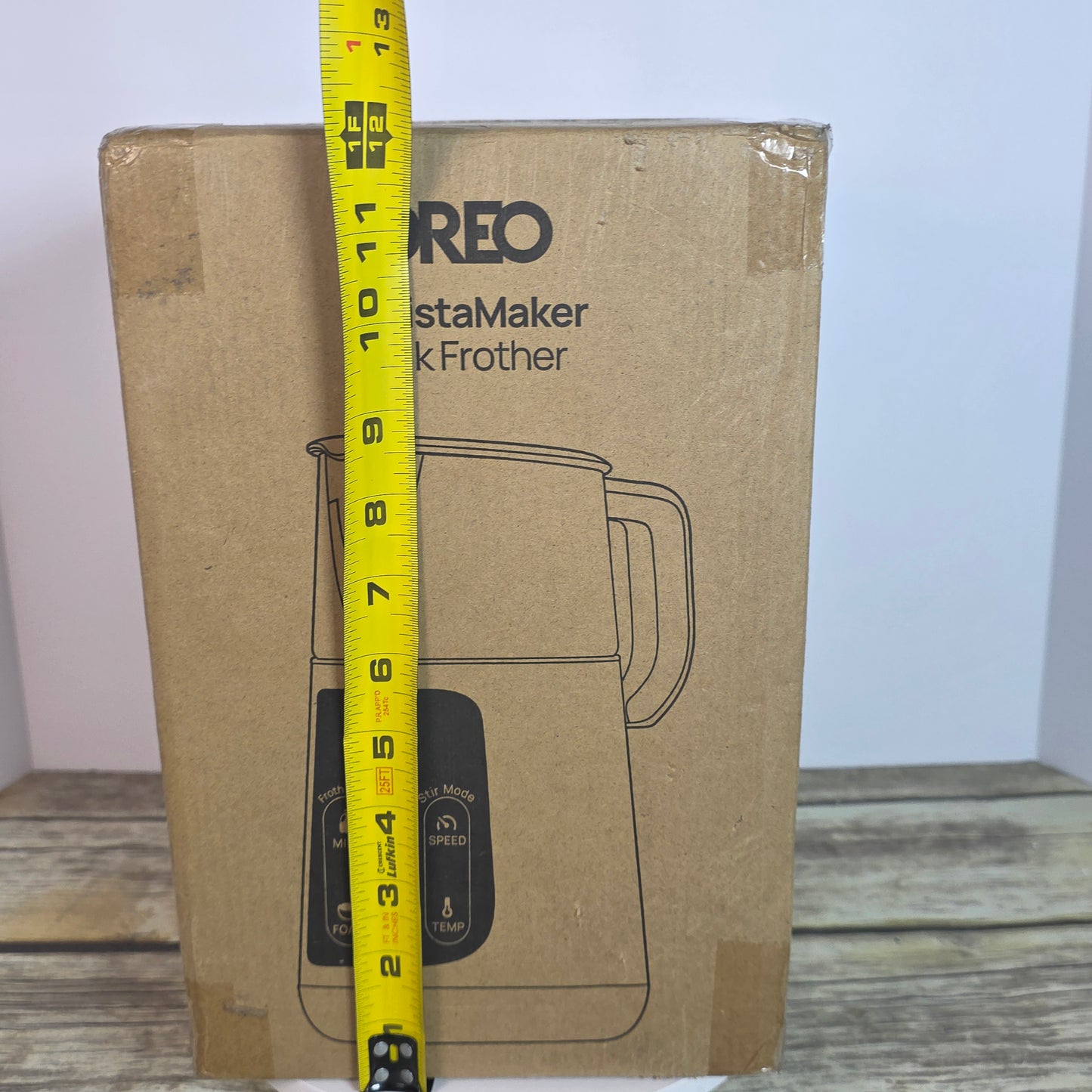 NIB New DREO BaristaMaksr Milk Frother Model No. DR-KMF001 Stainless Steel