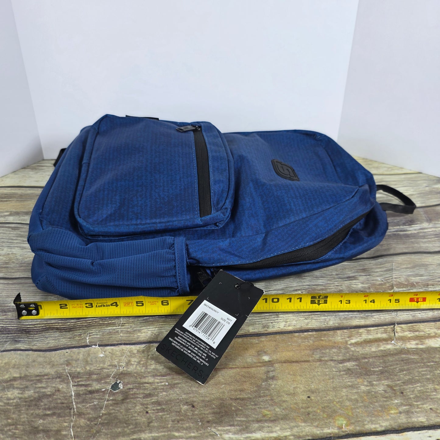 NWT New Skechers Navy Blue Backpack 6928 Bookbag