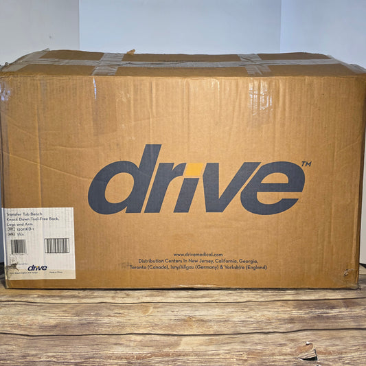Open Box DRIVE Transfer Bench Tool-Free Back Legs Arms 12011-KD-1
