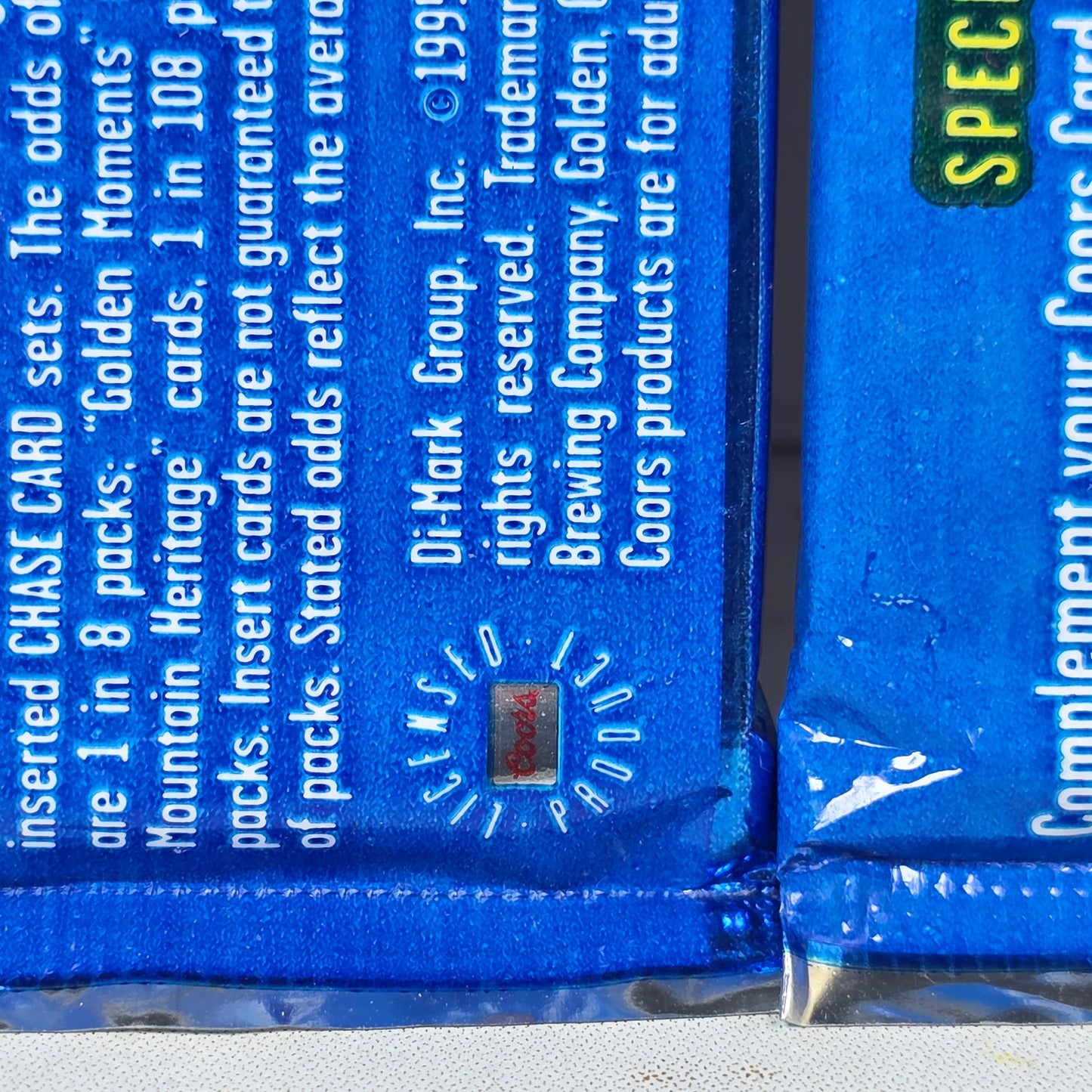 NIP New Coors Collectors' Cards 8 Super Premium Cards Per Pack