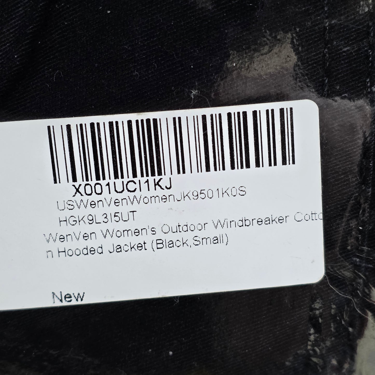 NWT New WenVen Women's Windbreaker Cotton Goode Jacket - Small