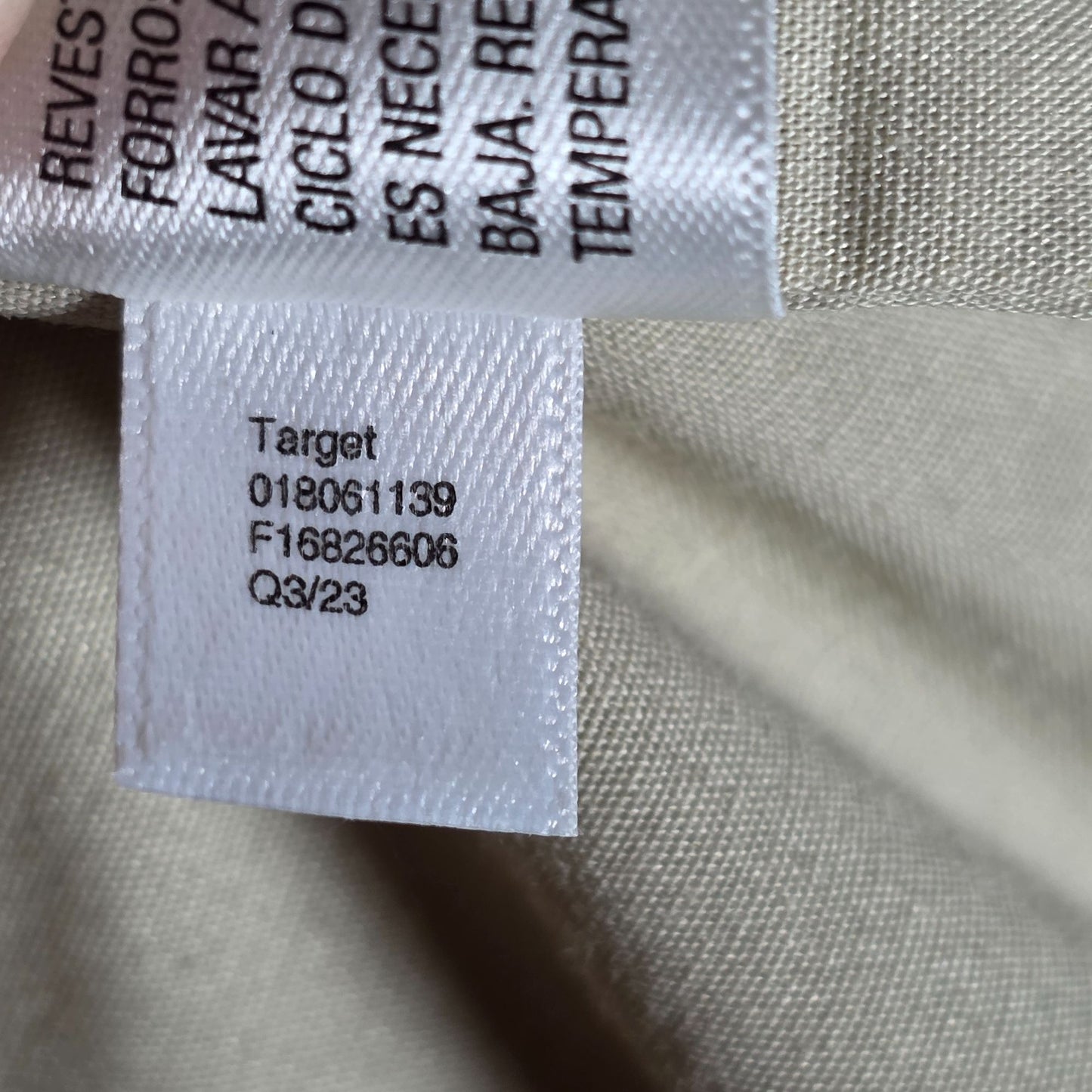 NWT New A New Day Womens Beige Single-Breasted Blazer S Responsible Style Linen Blend