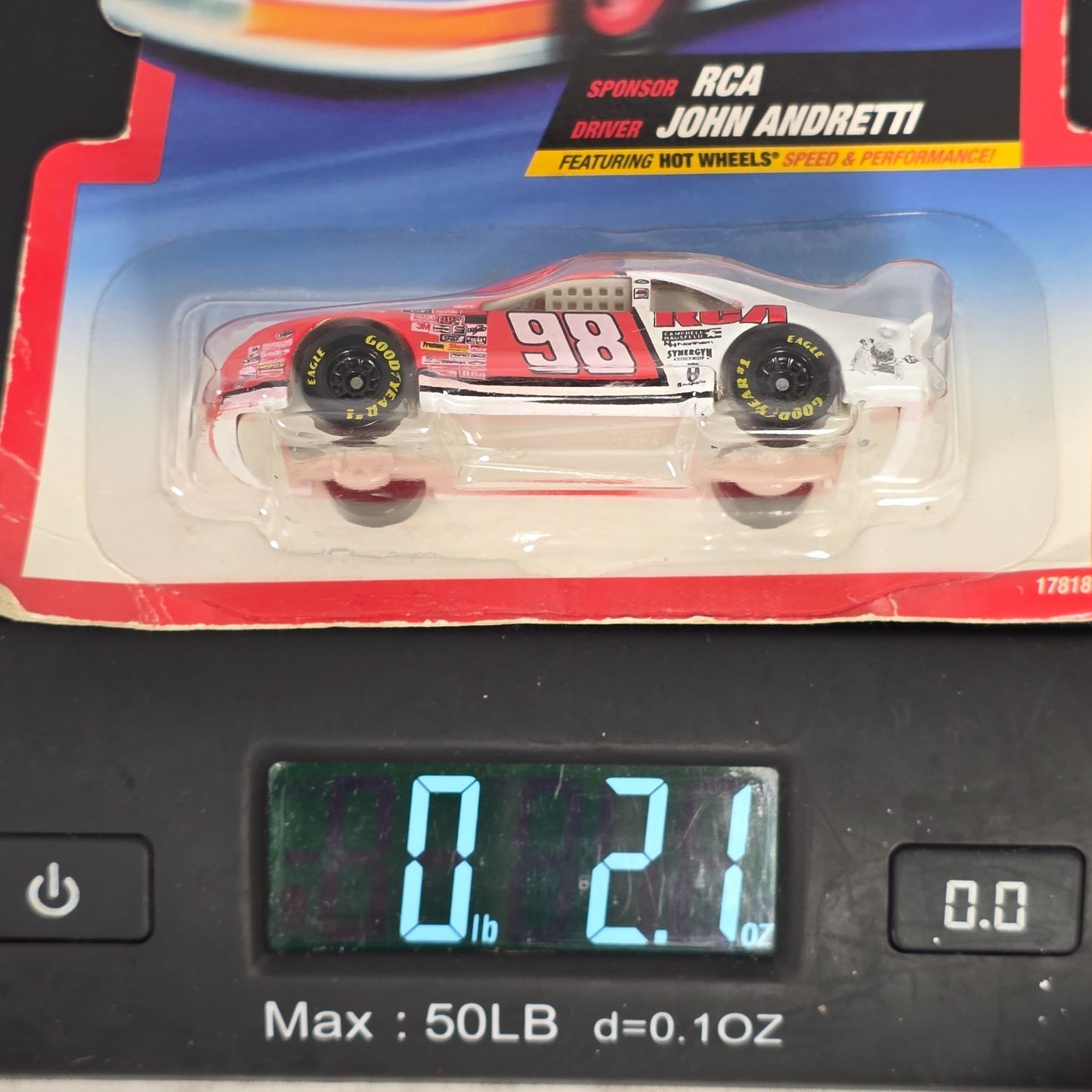 Hot Wheels 1997 John Andretti RCA Pro Racing Die-Cast Car