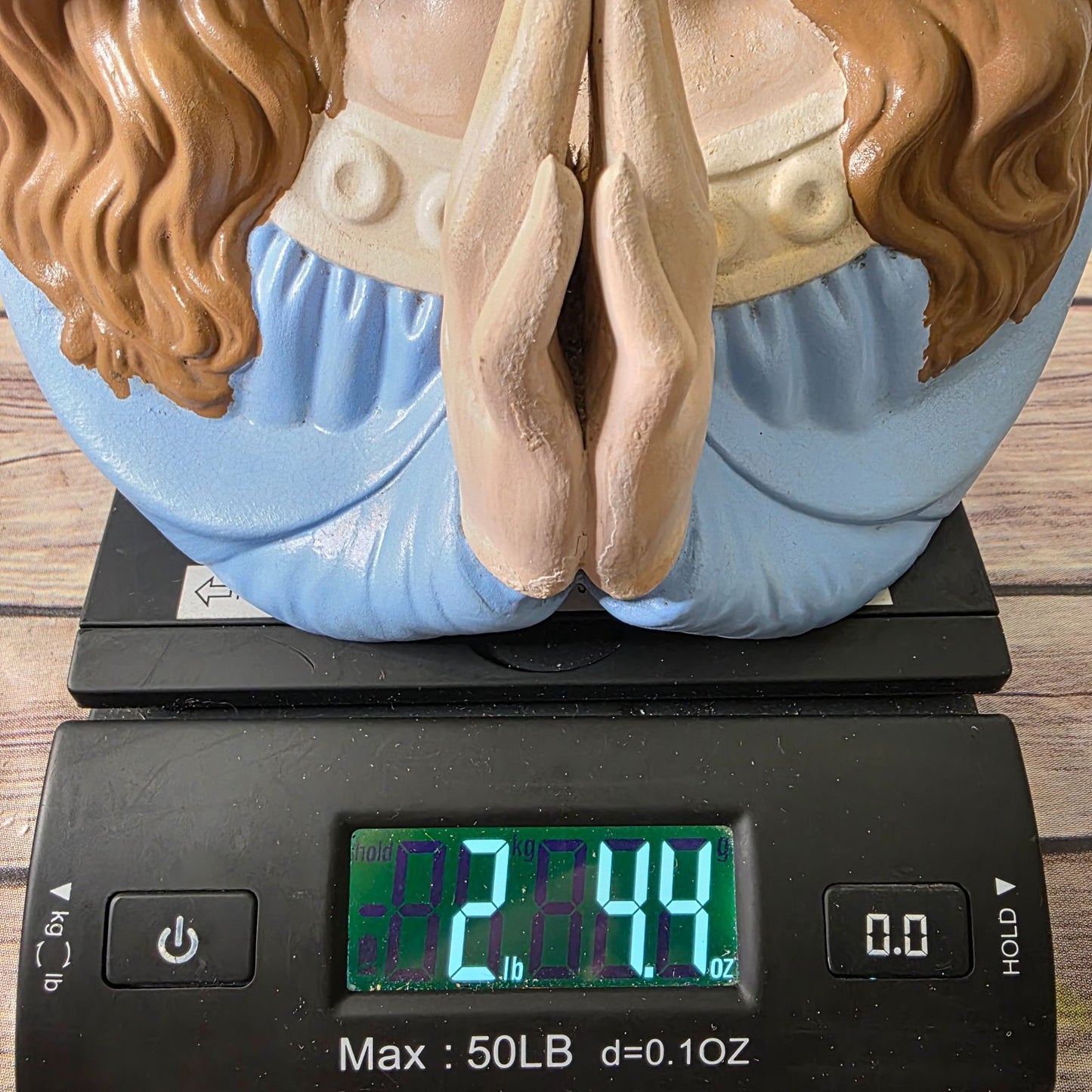 Vintage Virgin Mary Ceramic Bust Statue