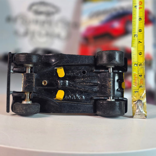 Vintage Tonka Hot Rod Mod Rod Yellow Black Chrome Engine USA