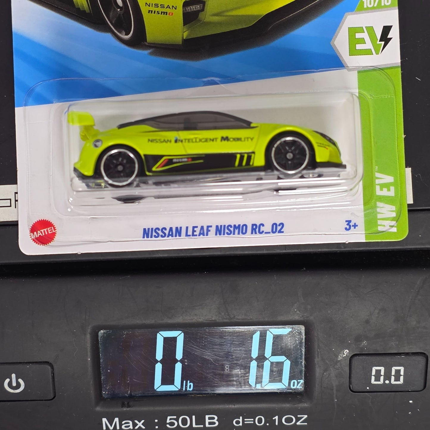 Hot Wheels 2025 Nissan Leaf Nismo RC_02 J-Case Treasure Hunt Chase Car 1:64 Scale Limited Edition 168/250