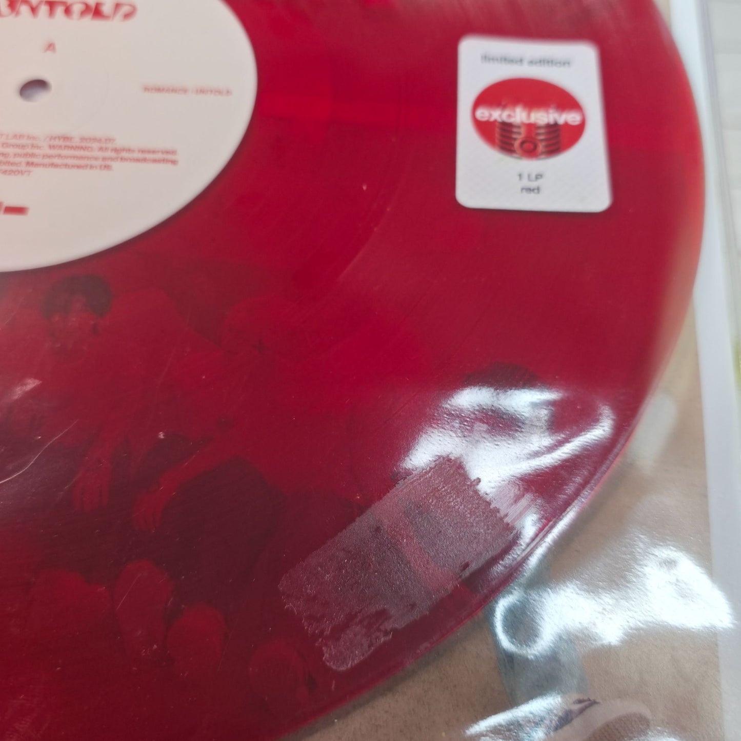 ENHYPEN "Romance: Untold" Exclusive Limited Edition Red Vinyl Album