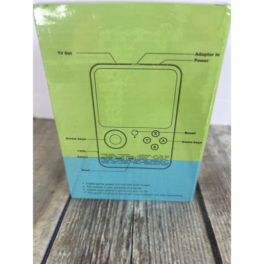 G5 Game Box 3.0 Inch Digital Handheld Game Player With AV/DC Cable & User Manual