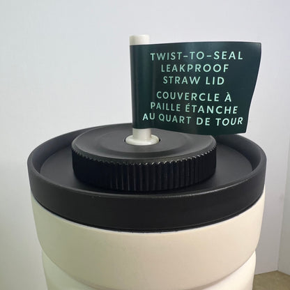 NWT New Starbucks Vacuum Insulated Cold Cup Tumbler Twist Seal Matte White 24oz