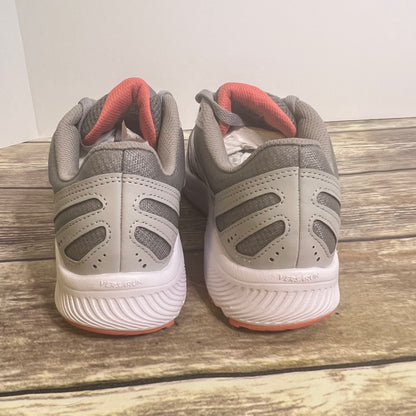 Saucony Cohesion 15 Fog/Coral S10702-22 Women’s 7 Wide