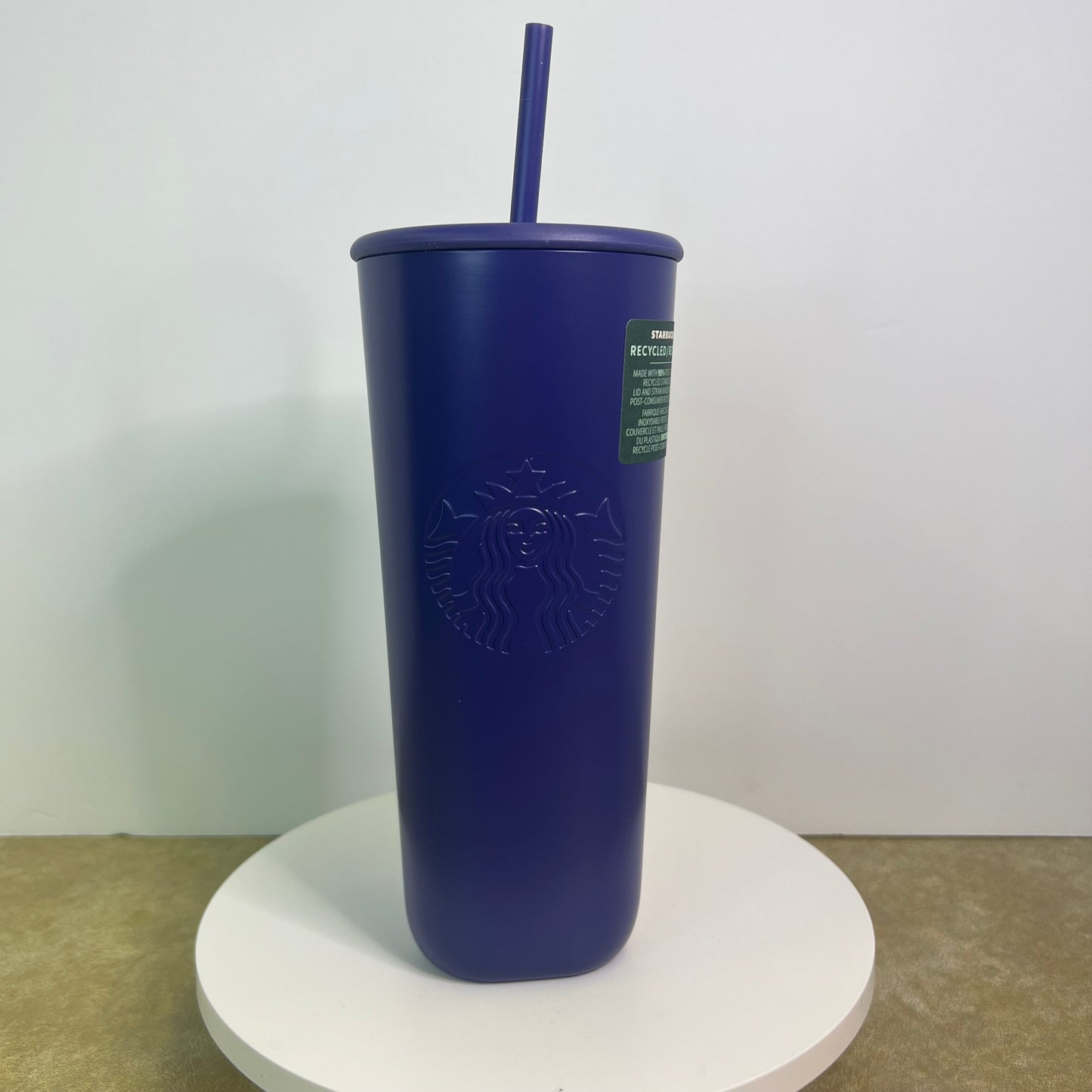 New Starbucks Purple Recycled Stainless-Steel Cold Cup – 24 fl oz #011161907