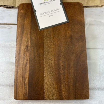 Lot Of 12 Threshold Serving/Cutting Board Arjun Dark Brown 10”X5” NWT
