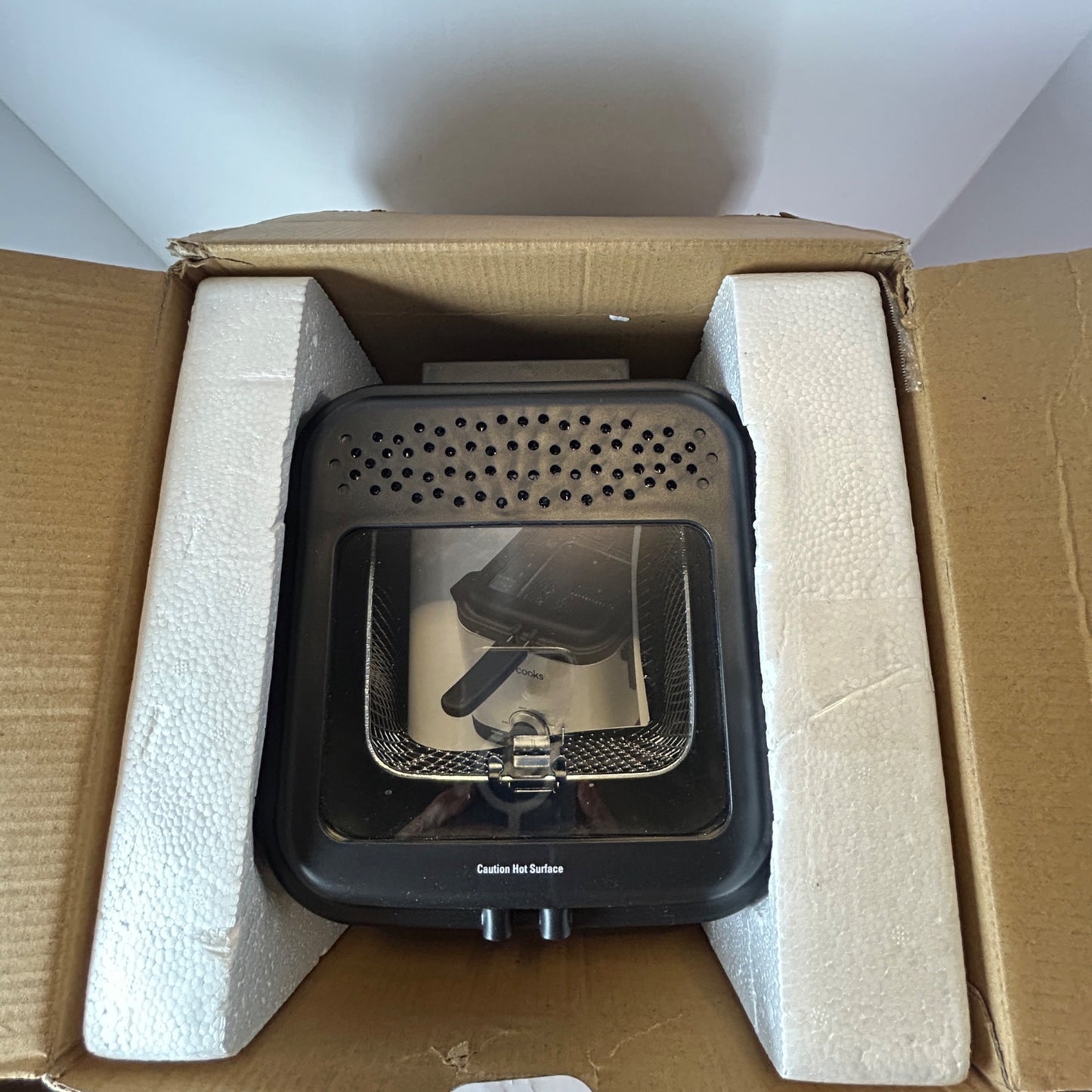 Cooks Stainless Steel Deep Fryer 1.5L With Adjustable Temperature Control & Odor Filter