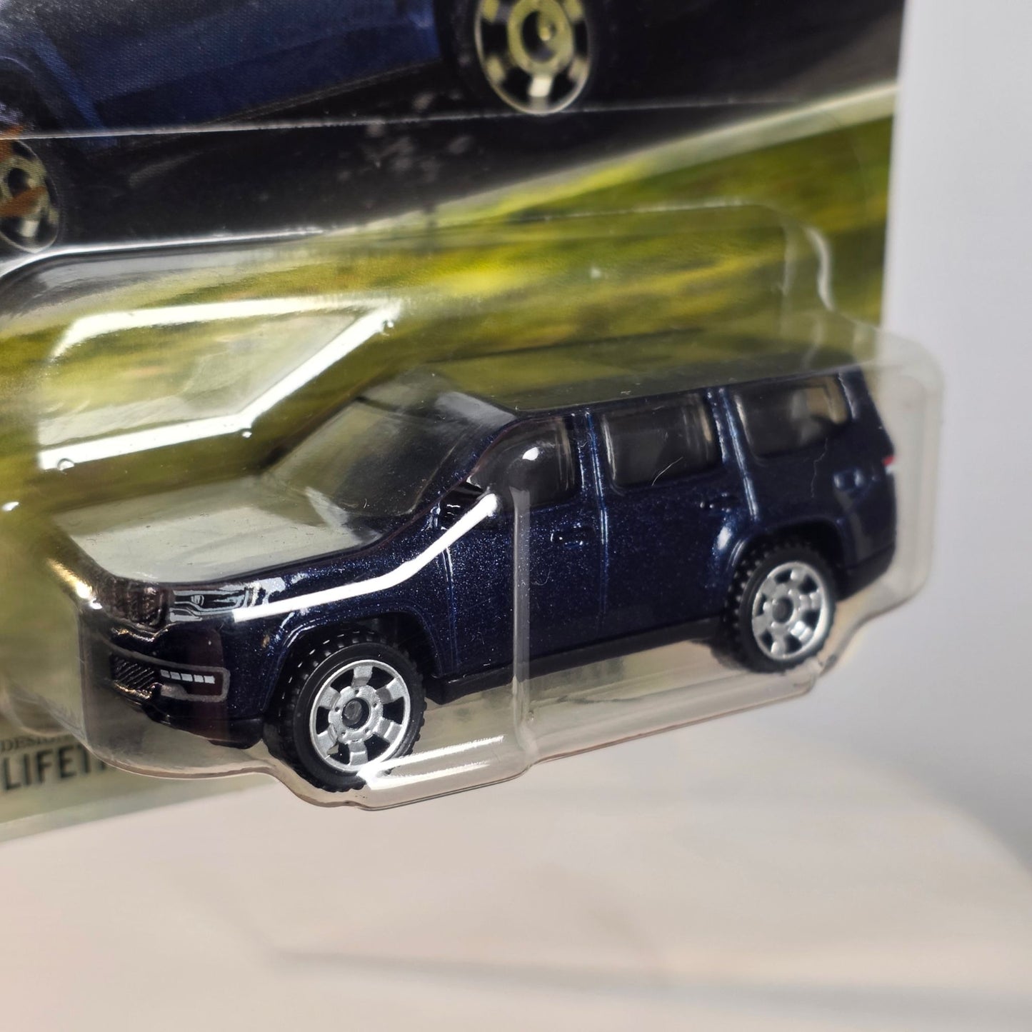 Matchbox 2022 Jeep Wagoneer Die-Cast Model 125/125 Mattel Blue Metallic Collectible Toy