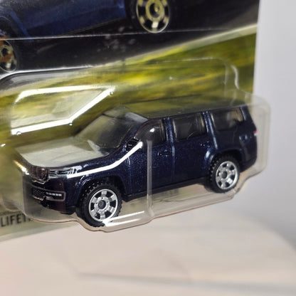 Matchbox 2022 Jeep Wagoneer Die-Cast Model 125/125 Mattel Blue Metallic Collectible Toy