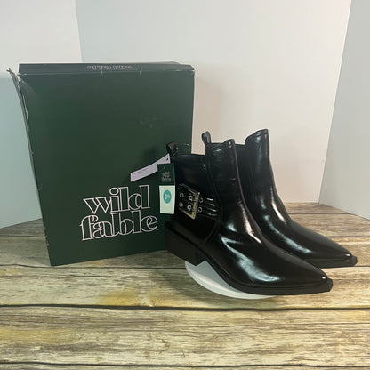 New NIB Women’s Wild Fable Giovanna Boots +Memory Foam Size 9.5 Black