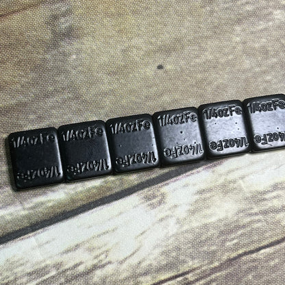 KAFLLA 1/4 oz. Black Adhesive Stick on Wheel Weights 0.25 Ounce Low Profile Easy to Peel, Tire Weights for Cars,Trucks,SUVs,Motorcycle