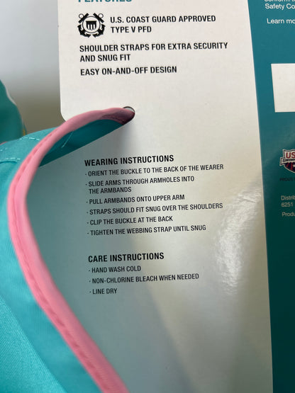 NWT New Kids Speedo Splash Jammer Good Vibes 33-55lbs PFD