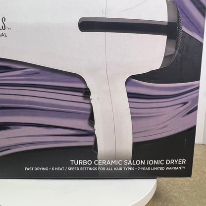 New HOT TOOLS Professional Helix Lite Turbo Ceramic Salon Ionic Dryer