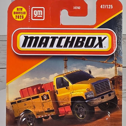 Matchbox 2023 GMC 3500 Utility Truck 47/125 Die-Cast Model