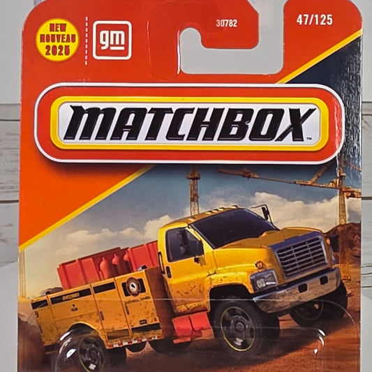 Matchbox 2023 GMC 3500 Utility Truck 47/125 Die-Cast Model