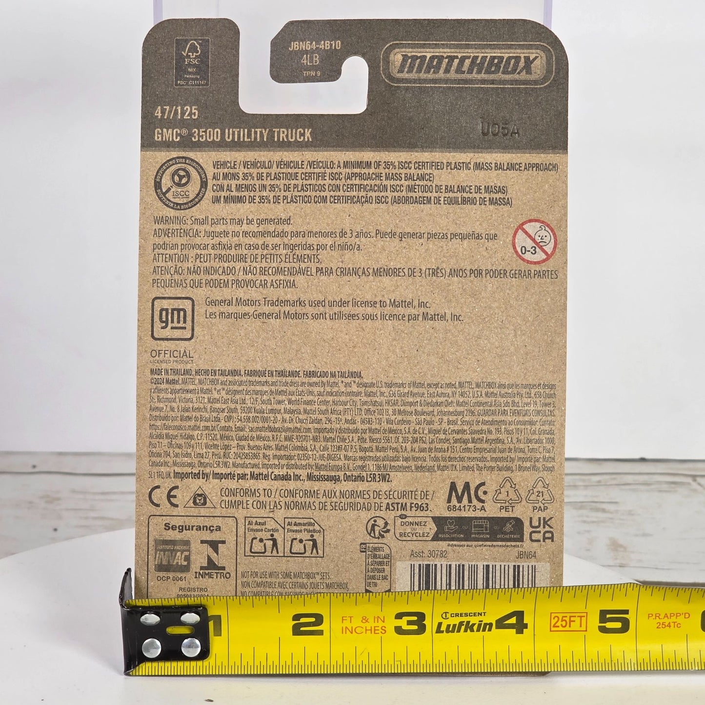 Matchbox 2023 GMC 3500 Utility Truck 47/125 Die-Cast Model