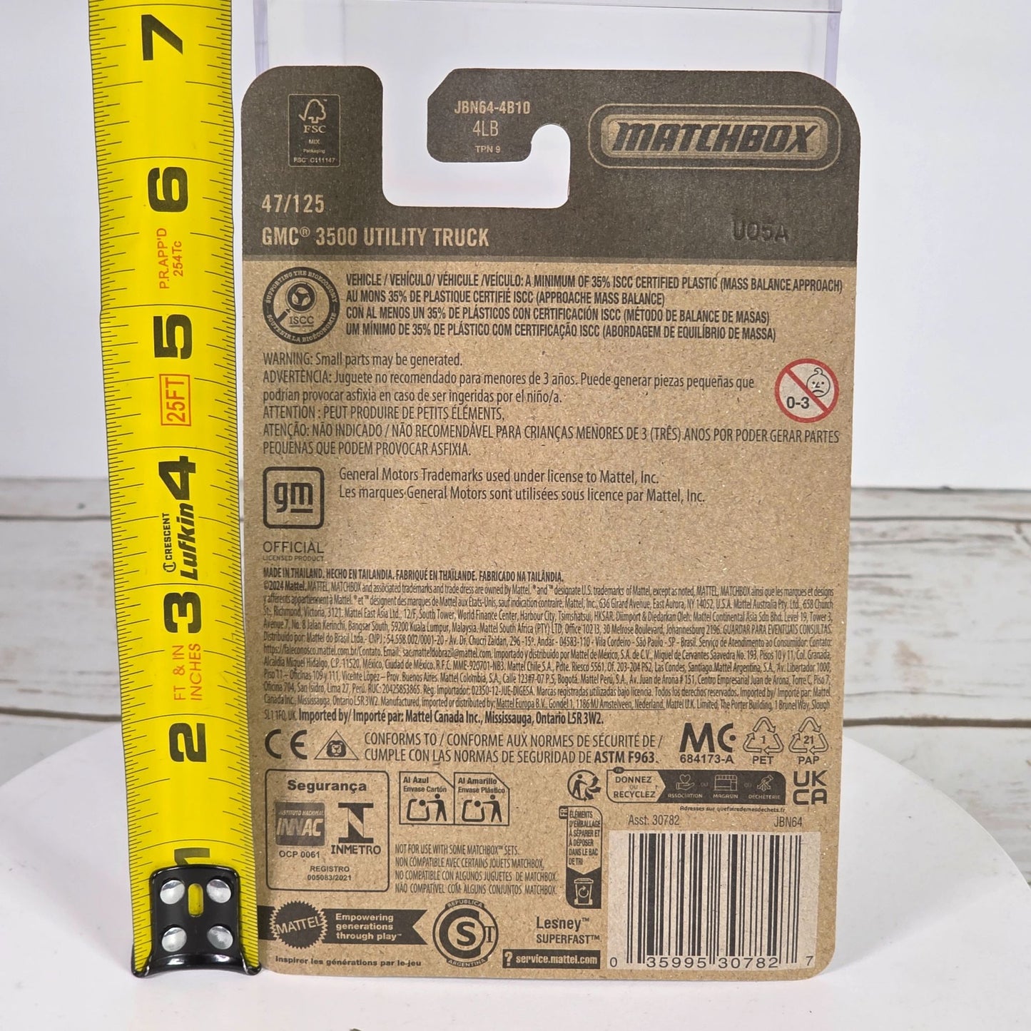 Matchbox 2023 GMC 3500 Utility Truck 47/125 Die-Cast Model