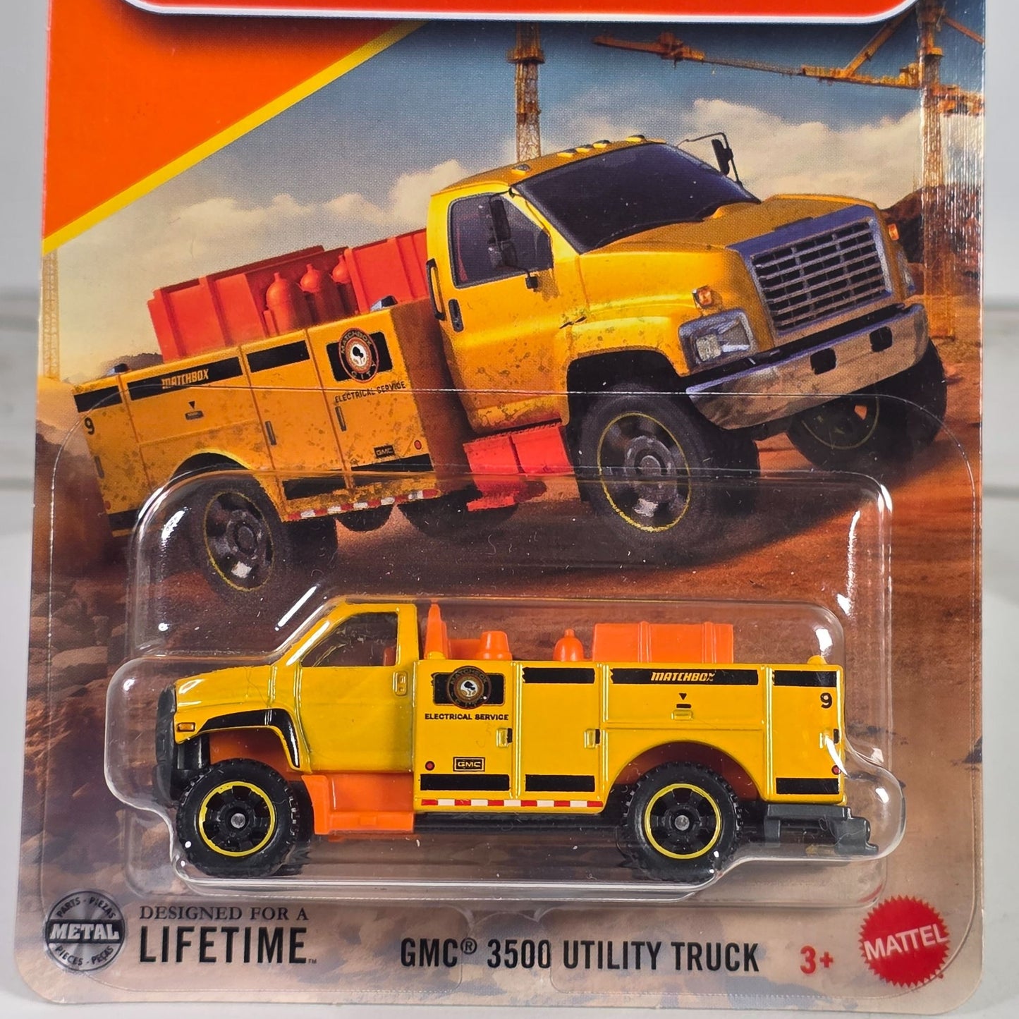 Matchbox 2023 GMC 3500 Utility Truck 47/125 Die-Cast Model